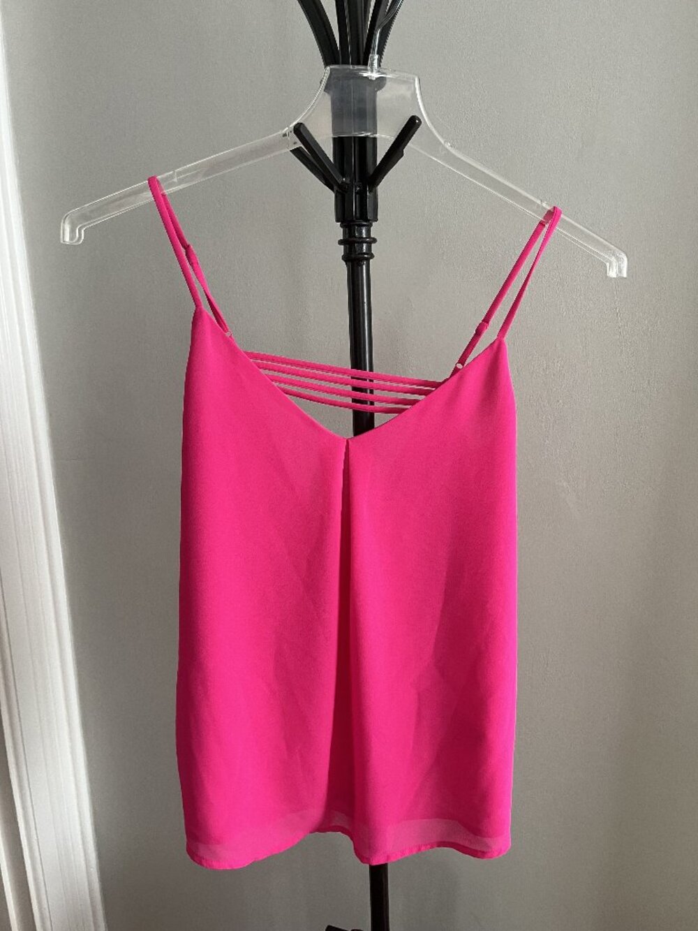 Naked Zebra hot pink camisole tank top